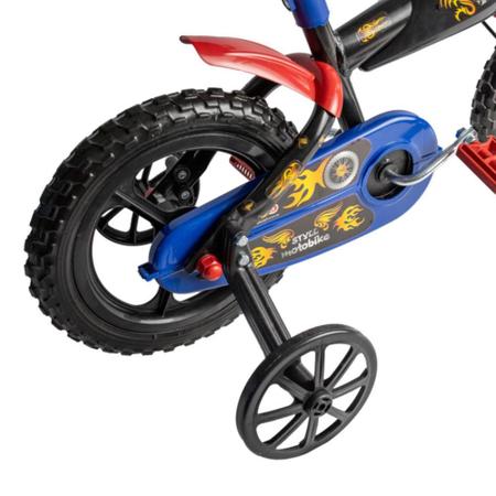 Imagem de Bicicleta Moto Bike Infantil Aro 12 Rodas Treinamento Baby