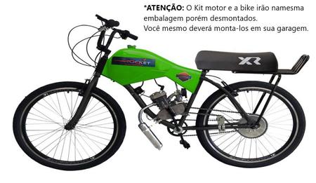 Imagem de Bicicleta Motorizada Carenada Banco XR (kit & bike Desmontada)