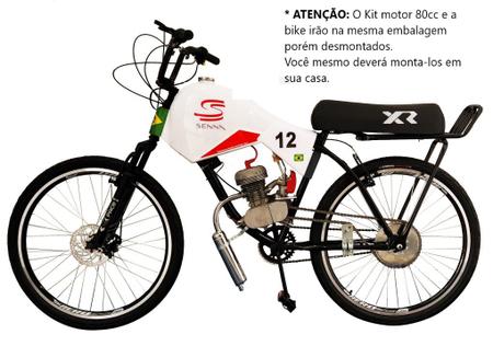 Imagem de Bicicleta Motorizada Carenada F1 (kit 80cc & bike Desmont)