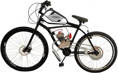 Bicicleta Motorizada Tanque 5 Litros Dualbrake Coroa 52 Aro 29 - TRACTOR  bikes - Bicicleta Elétrica e Motorizada - Magazine Luiza