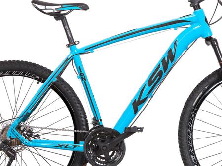 Bicicleta Aro 29 Gts Feel Freio À Disco 24 Marchas - Azul+Preto