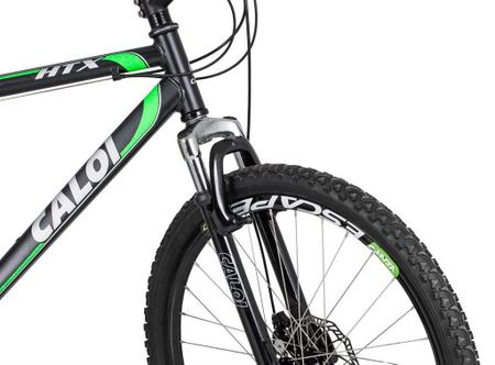 Imagem de Bicicleta MTB Caloi HTX Disc Aro 26 - Susp Dianteira Freio a Disco Câmbio Shimano 21 Velocidades - P