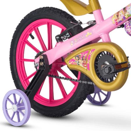 Imagem de Bicicleta para menina Aro 16 com Capacete Princesas da Disney