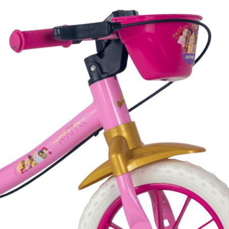 Imagem de Bicicleta Princesas da Disney Balance Bike de Equilíbrio sem Pedal Feminina