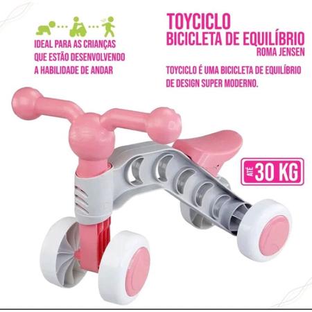 Imagem de Bicicleta Quadriciclo Toyciclo - Equilíbrio 4 Rodas Rosa