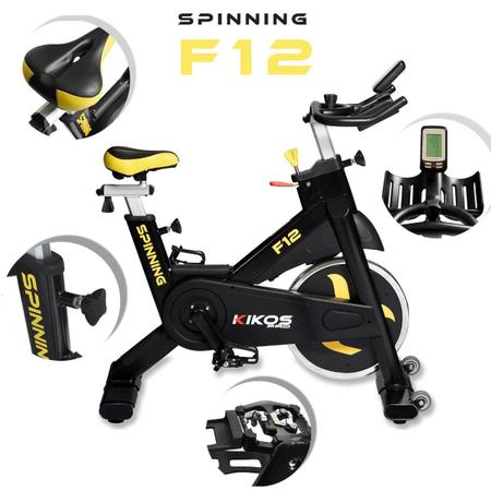 Imagem de Bicicleta Spinning Kikos Pro F12 - Roda De Inércia 22Kg