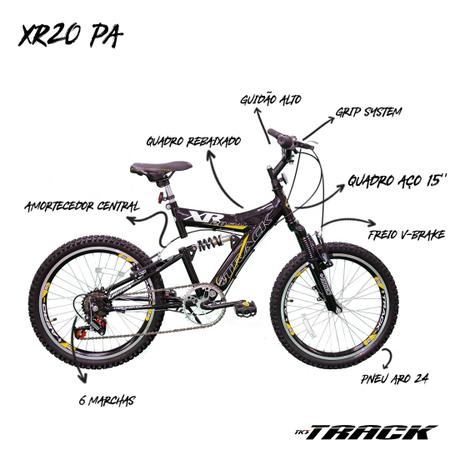 Imagem de Bicicleta TK3 Track XR 20 Juvenil Aro 20