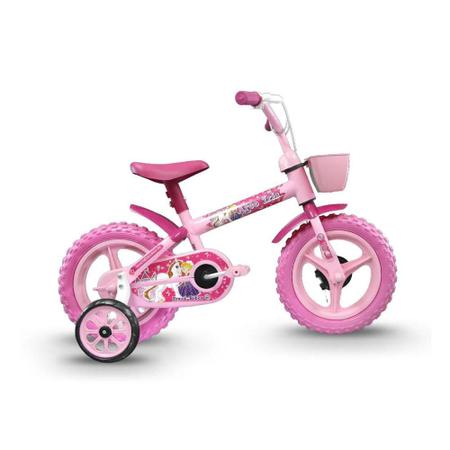 Imagem de Bicicleta Track Bikes Arco Iris Infantil Rosa Aro  12