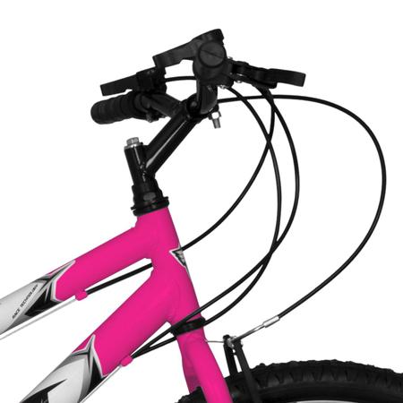 Imagem de Bicicleta Ultra Bikes Aro 24 Feminina Bicolor Freio V Brake