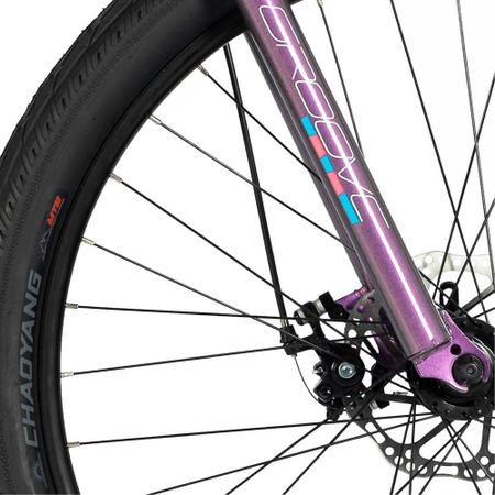 Imagem de Bicicleta urbana Groove Dustep aro 26 cor roxa quadro 15