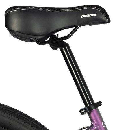 Imagem de Bicicleta urbana Groove Dustep aro 26 cor roxa quadro 15