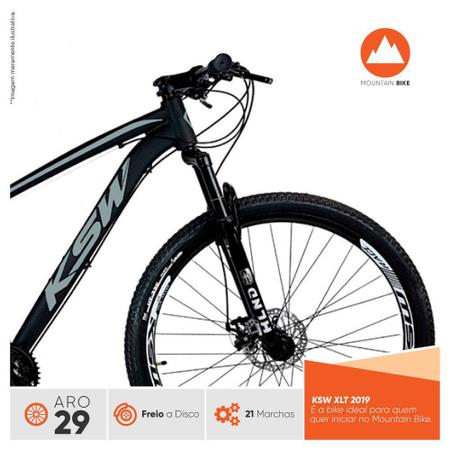 Imagem de Bicicleta XLT Aro 29 Quadro 17 Alumínio Suspensão Freio Disco 21 Marchas - KSW