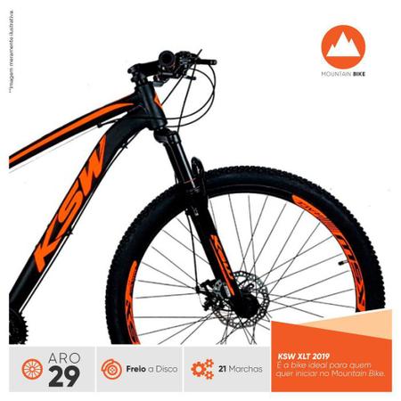 Imagem de Bicicleta XLT Aro 29 Quadro 21 Alumínio Suspensão Freio Disco 21 Marchas - KSW