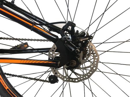 Imagem de Bicicleta Xnova Aro 29 Tamanho 13 Rebaixado Aço Carbono Preto Relação 2x6 12V Freio a Disco