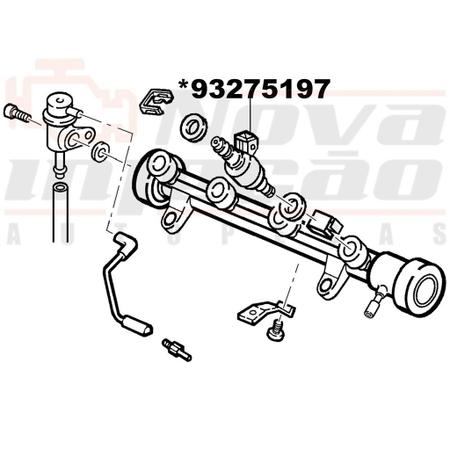 Bico Injetor Gm Astra 1.8 2.0 99 A 08 Bosch 0280155929