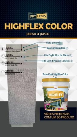 Bicomponente Base Coat High Flex 4Kg Drylevis - Dry Levis - Selante para  Construção - Magazine Luiza