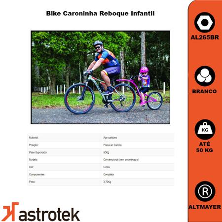 Imagem de Bike Caroninha Altmayer Reboque Bicicleta Auxiliar Al-265BR