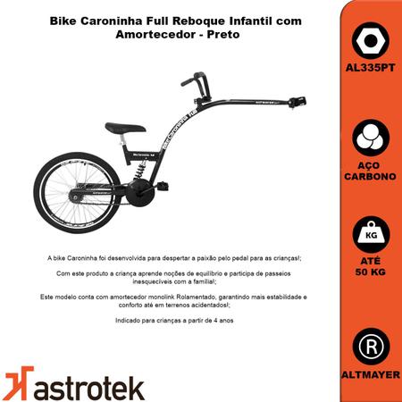 Imagem de Bike Caroninha Amortecedor Altmayer Reboque Auxiliar AL335PT
