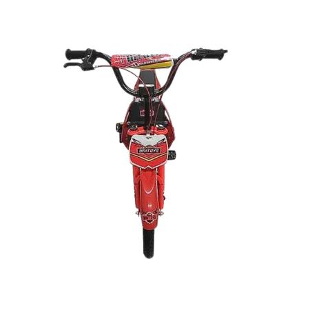 Bike Moto Cross Vermelha Aro 16, Uni Toys, 90 : : Esporte