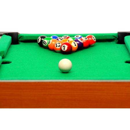 Mesa Mesinha De Sinuca Bilhar Infantil Snooker Portátil Mini Completa Jogo  Madeira Crianças Brinquedo : : Casa