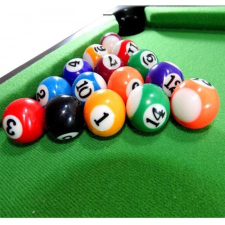 Mesa de Bilhar Mini Sinuca Snooker Portátil 31x51cm Completa com Tacos de  Madeira e Bolas : : Esporte