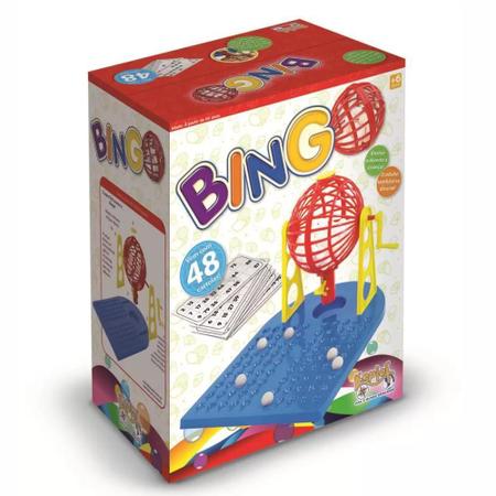 Imagem de Bingo Com 48 Cartelas E Globo Giratório Com Dispenser