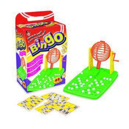 Imagem de Bingo de plastico com 48 cartelas 39x23cm na caixa - Pica Pau
