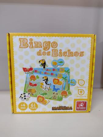 Jogo Bingo dos Bichos Brincadeira de Criança 2136 - Jogo Bingo Infantil -  Magazine Luiza