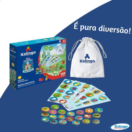 Brinquedo Pedagógico Madeira Jogo De Tabuleiro Passatempo 6 Em 1 Dama Ludo  Bingo - Xalingo, Magalu Empresas