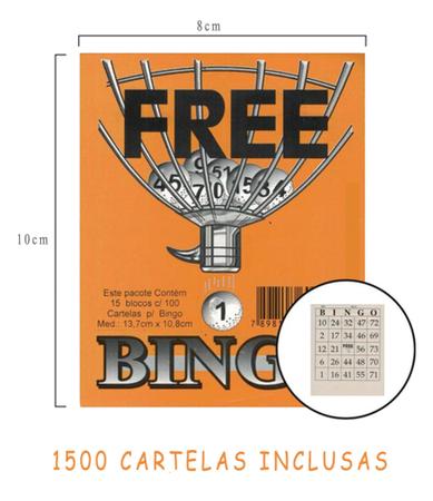 Bingo Números X Quantidades (arquivos Pdf), Elo7