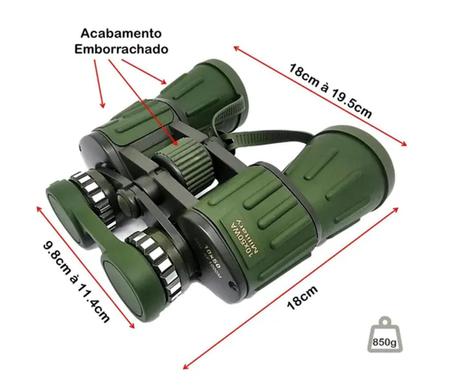 Imagem de Binóculo Visão Nitida Profissional10X5010.000 Metros Lente