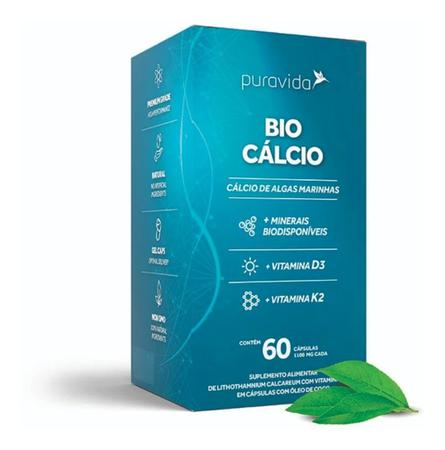 Imagem de Bio Calcio 60 Cápsulas - Pura Vida