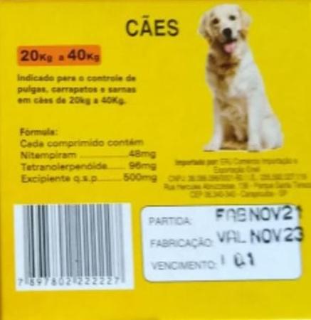 Bio Control Plus - Anti pulgas, Carrapatos e Sarnas em Cães de 10,0kg a  20,0kg - Antipulga e Carrapaticida - Magazine Luiza