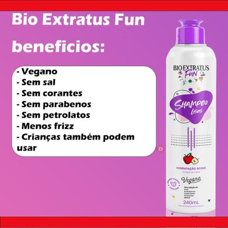 Imagem de Bio Extratus Shampoo Lisos Fun - 240ml
