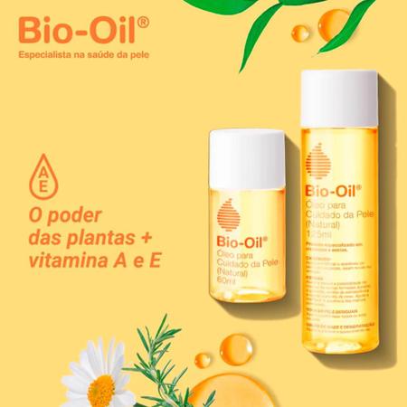 Bio Oil Natural Óleo Corporal Cicatrizante 125ml - Bio-oil Imagem de Bio Oil Natural Óleo Corporal Cicatrizante 125ml