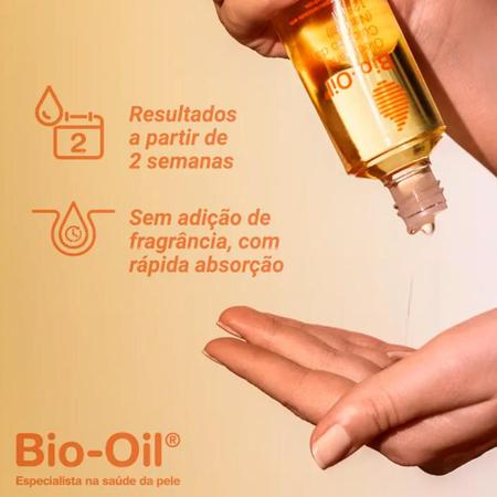 Bio Oil Natural Óleo Corporal Cicatrizante 125ml - Bio-oil Imagem de Bio Oil Natural Óleo Corporal Cicatrizante 125ml