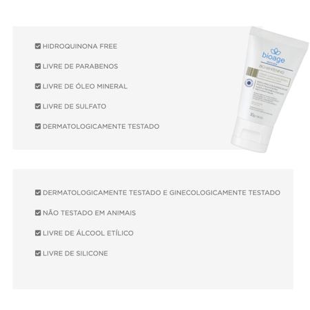 Imagem de Bioage Creme Clareador Íntimo Bio Whitening 30g