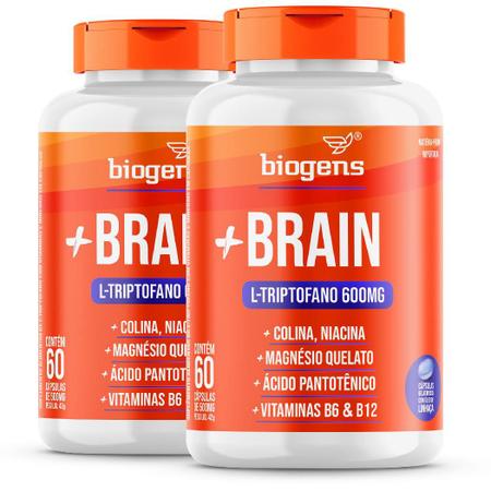 Imagem de Biogens kit 2x + brain l-triptofano 500mg/60 caps