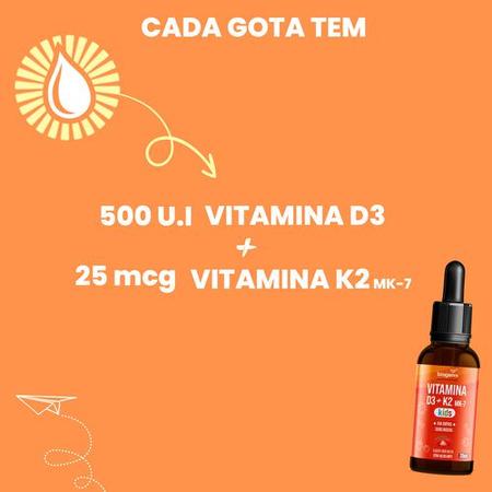 Biogens vitamina d3+k2 mk7 kids frutas vermelhas 20ml Imagem de Biogens vitamina d3+k2 mk7 kids frutas vermelhas 20ml