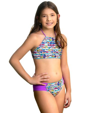 Moda praia menina sale