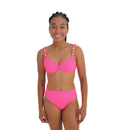 Biquíni Hot Pants Faixa Meia Taça Retrô Bali - Califórnia Brasil Imagem de Biquíni Hot Pants Faixa Meia Taça Retrô Bali
