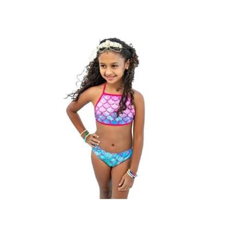 Biquíni Infantil Completo Sereia Moda Praia Piscina - Pronta