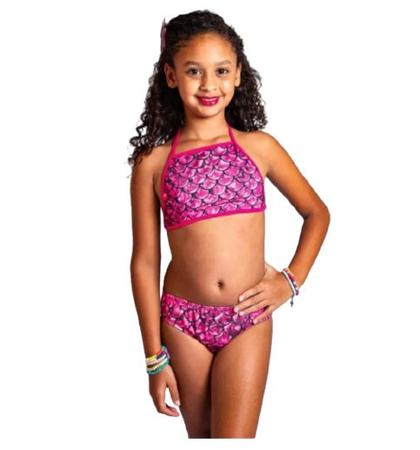 Biquíni Infantil Completo Sereia Moda Praia Piscina - Rey Shop