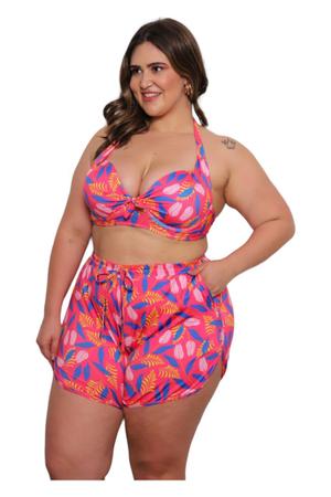 Imagem de Biquini Plus Size Bojo + Short Verão