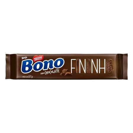 Biscoito Bono Fininho Chocolate 57gr- Nestle - Nestlé Imagem de Biscoito Bono Fininho Chocolate 57gr- Nestle