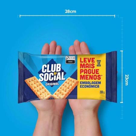 Imagem de Biscoito Club Social Kit 10 Packs De Bolacha 288G