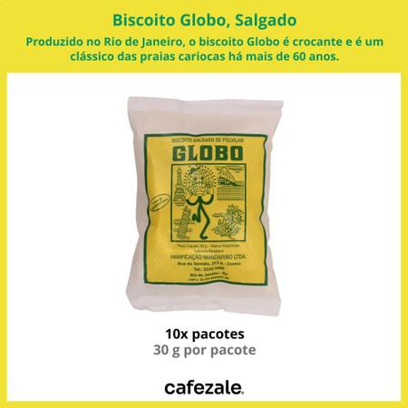 Imagem de Biscoito Globo Rio de Janeiro, Salgado, 10 Pacotes 30g