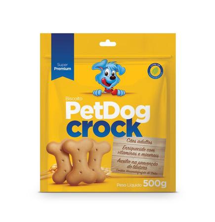 Imagem de Biscoito para Cães Petdog Crock 500 Gramas