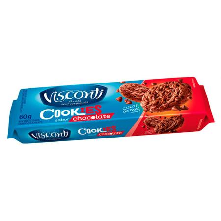 Imagem de Biscoito Visconti Cookies Chocolate 60g