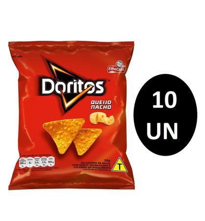 Imagem de Biscoitos Salgadinhos Elma Chips Doritos Caixa C/ 10 De 22g